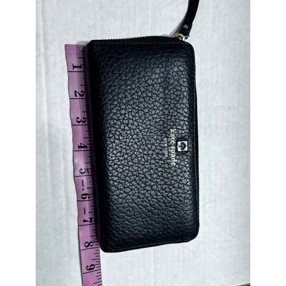 Kate Spade New York Neda Grant Park black zip around wallet - Picture 2 of 5